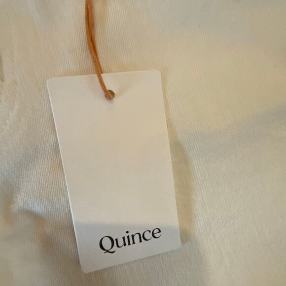 Quince NWT Luna stretch flare jeans white size 27 - Picture 9 of 14